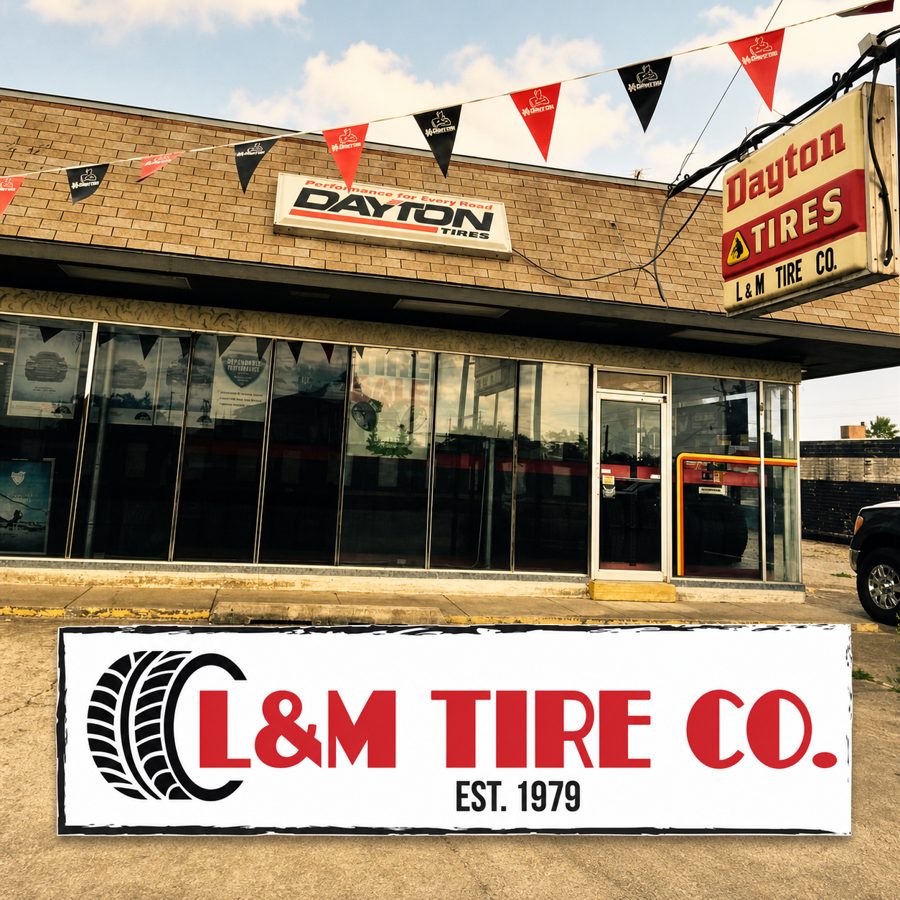 L&M Tire Co. shop on South Parkerson Avenue